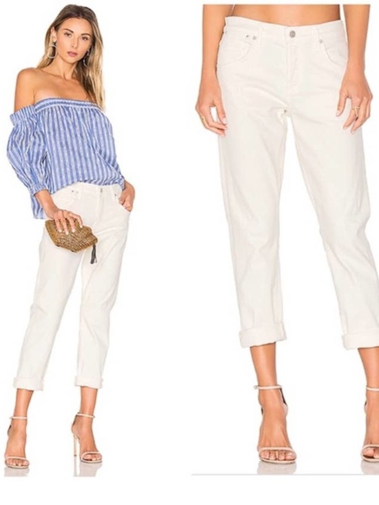 Citizens Of Humanity Denim - Citizens Of Humanity NWT 25 Emerson Slim Boyfriend Cream Denim Mid Rise